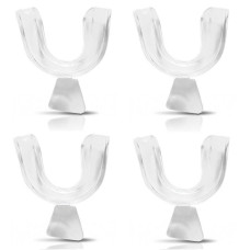 Universal heat-shrinkable caps for bleaching, application of gels, from bruxism 4 pcs