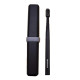 VENTURER Soft toothbrush in a travel case, black