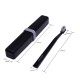 VENTURER Soft toothbrush in a travel case, black