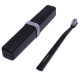 VENTURER Soft toothbrush in a travel case, black