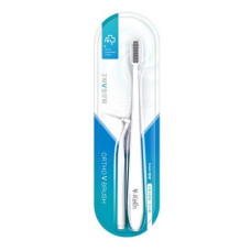 Y-kelin orthodontic toothbrush + interdental brush, white