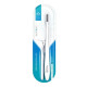 Y-kelin orthodontic toothbrush + interdental brush, white