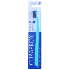 Curaprox CS 1560 Soft Toothbrush, blue with blue bristles