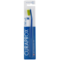 Curaprox CS 1560 Soft Зубна щітка, темно-синя з салатовою щетиною