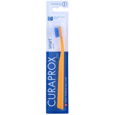 Curaprox Smart CS 7600 Toothbrush, orange with blue bristles