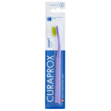 Curaprox Smart CS 7600 Toothbrush, purple with light green bristles