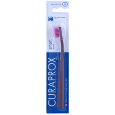 Curaprox Smart CS 7600 Toothbrush, brown with pink bristles