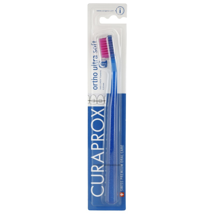 Toothbrush Curaprox ultrasoft CS 5460 ORTHO with recess