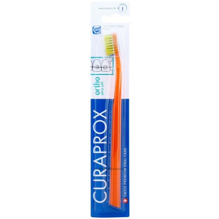 Toothbrush Curaprox ultrasoft CS 5460 ORTHO with recess