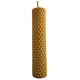 Свічка з кольорової  вощини, жовта, 13 х 2.5 см