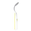 Dental mirror with illumination, yellow