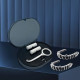 Two-level box for caps, aligners, retainers + 2 pads + 1 hook, Gray