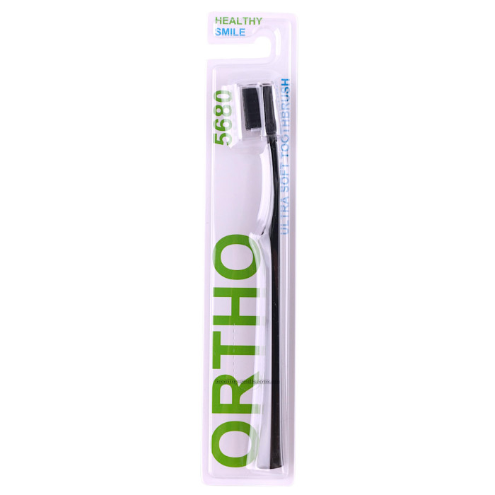Healthy Smile Ortho Ортодонтична зубна щітка, чорна