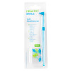 Healthy Smile Tuft монопучковая зубная щетка с дополнительными насадками 7 шт, Голубая