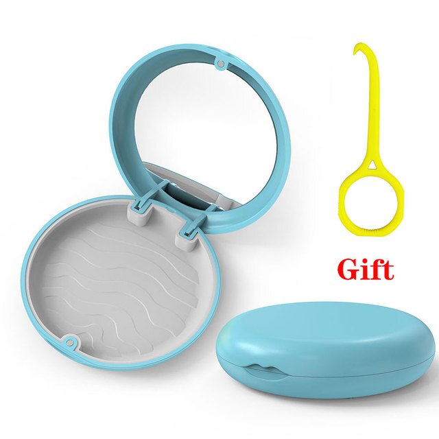 2 Pack Of Retainer Cases (Available In Various Color Options); For Retainers, Dentures, Mouth Guards, And Other Accessories. With Vent Holes And - View #3